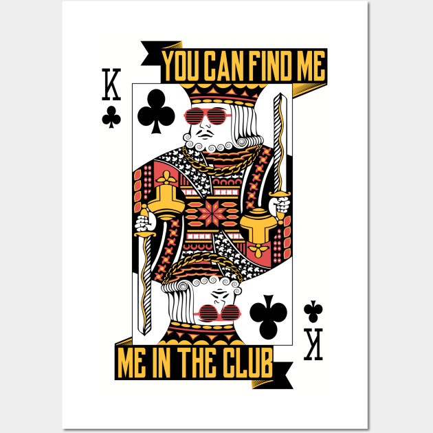 King of the Club Wall Art by ThreeHaresWares